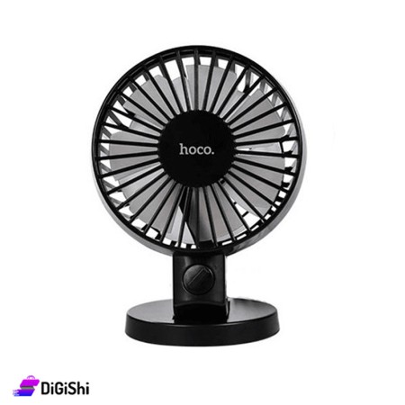 hoco F5 Desktop Electric Fan - White, Black
