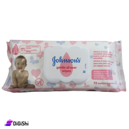مناديل مبللة للأطفال Johnson's