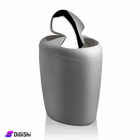 Rainbow Oval Wastebasket 9L 1915 - Gray