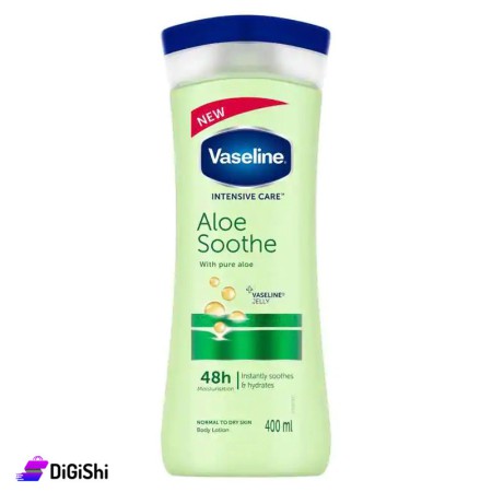كريم مرطب  للبشرة الجافة Vaseline Intensive Care Aloe Soothe