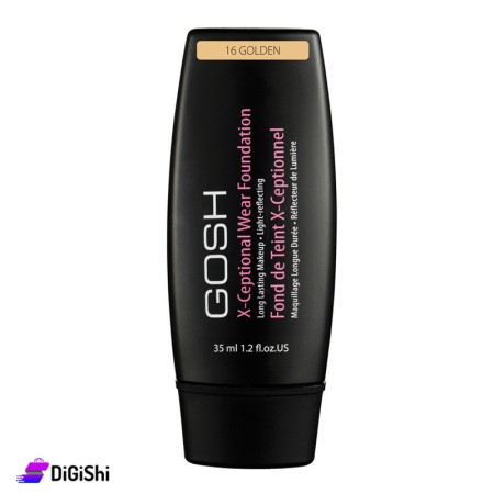 GOSH X-CEPTIONAL WEAR Light-reflecting Foundation - 16 Golden