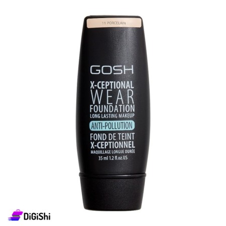 كريم الأساس GOSH X-Ceptional Wear Anti-Pollution - 11 Porcelain