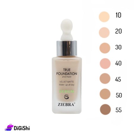 ZIEBRA Serum True Foundation and More Velvet Matte