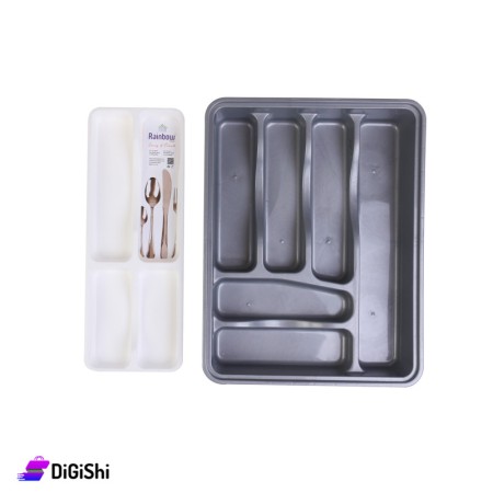 درج ملاعق طبقتان Rainbow 1908 - رمادي