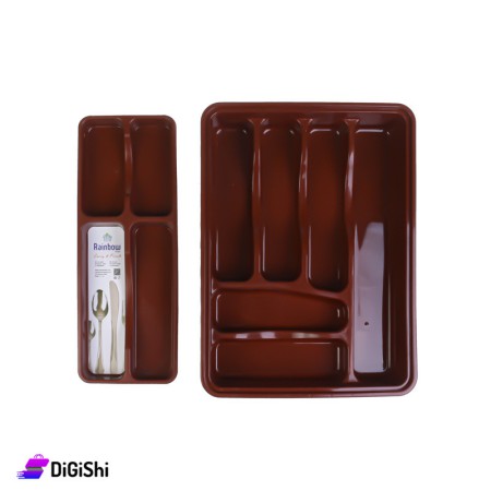 درج ملاعق طبقتان Rainbow 1908 - بني