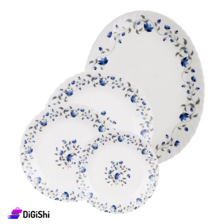 Luminarc Helena Round Dish Set 19 Pieces