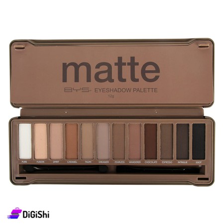 BYS Matte Eyeshadow Palette Tin Collection