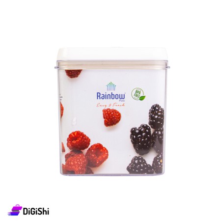 Rainbow Transparent Plastic Squeeze Bowl 1921 - 1.8 L