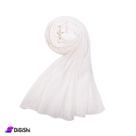 Women's Talida Crepe Scarf - White