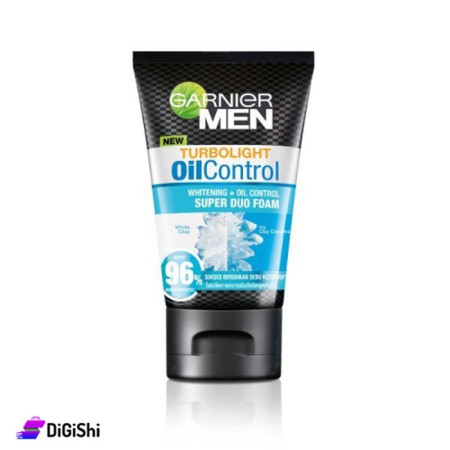 GARNIER Men's Turbolight Oil Control Super Duo Foam