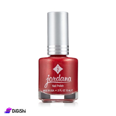 طلاء أظافر jordana - 344 Red Silk