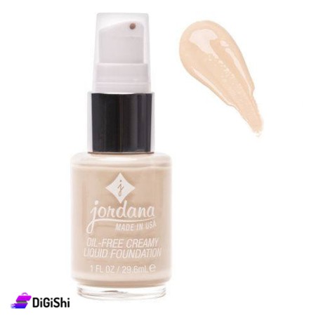 jordana Oil Free Creamy Liquid Foundation -  01 Natural