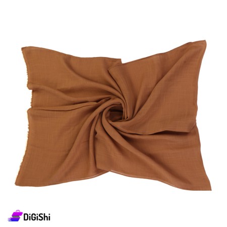 Women's Simple Hagia Sophia Scarf - Light Brown