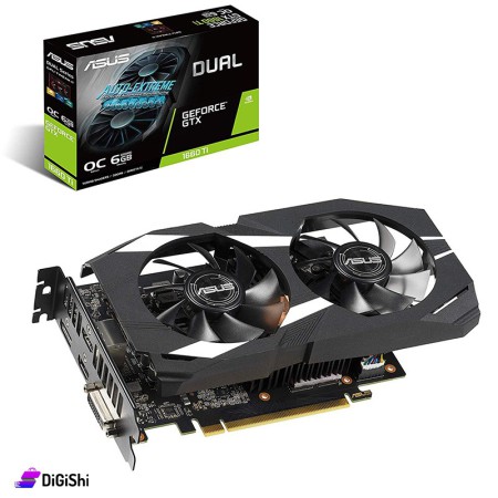 كرت شاشة ASUS VGA 6G DUAL GTX1660-TI