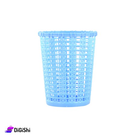 Shahd Plast Small Plastic Mesh Basket - Sea Blue