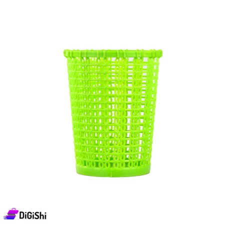 Shahd Plast Small Plastic Mesh Basket - Green