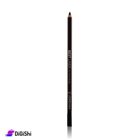 JORDANA  Best Liner for Brow & Eye Eyliner Pencil - 02 Black