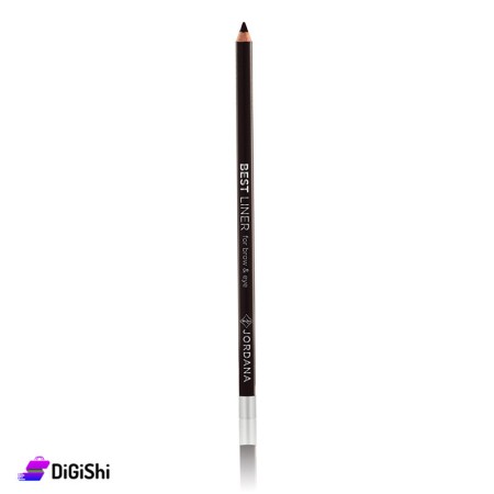 JORDANA Best Liner for Brow & Eye Eyeliner Pencil -  38 Brown