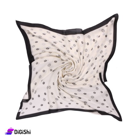 Women's Silk Scarf - Off White