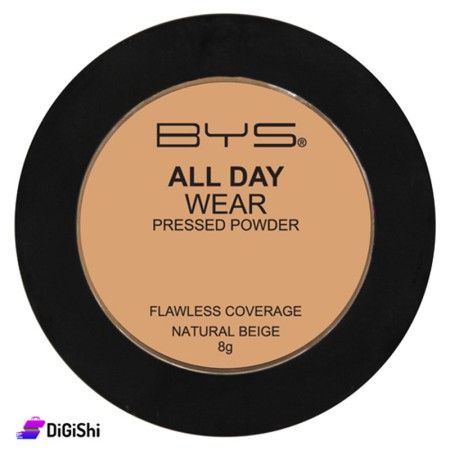 بودرة مضغوطة BYS All Day Wear - 03 Natural Beige