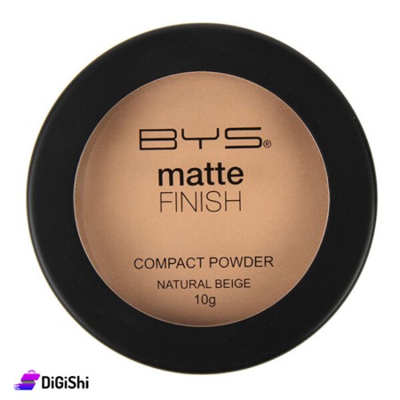 BYS Matte Finish Compact Powder - Natural Beige