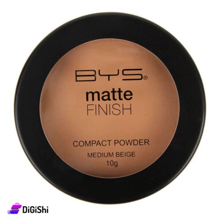 BYS Matte Finish Compact Powder - Medium Beige