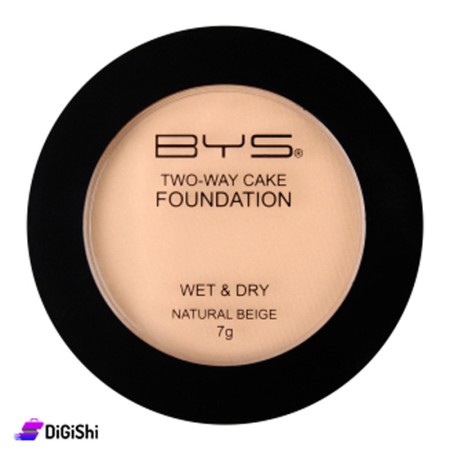 BYS Two Way Cake Foundation - Natural Beige
