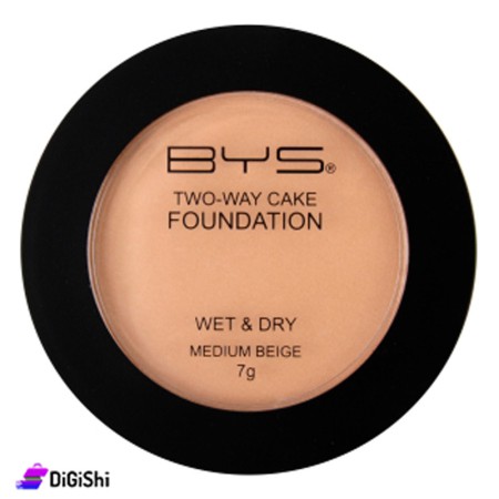 BYS Two Way Cake Foundation - Medium Beige