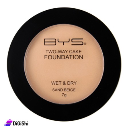 BYS Two Way Cake Foundation - Sand Beige