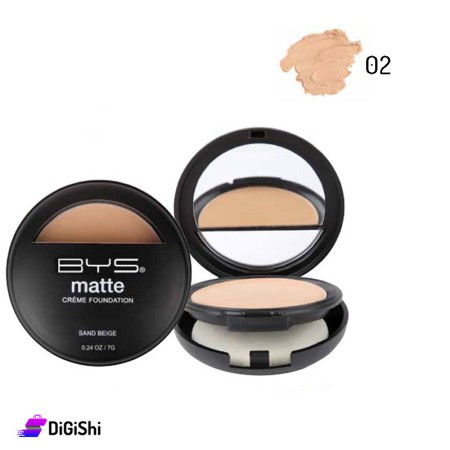 BYS Matte Creme Foundation - 02 Sand Beige