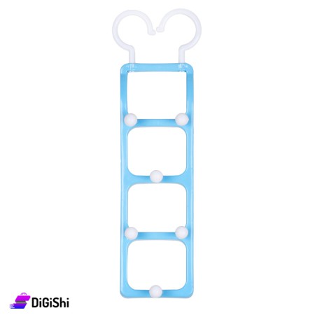 Plastic Accessories Hanger - Light Blue