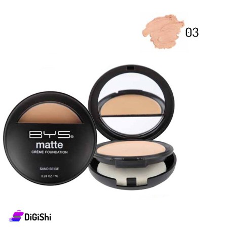 BYS Matte Creme Foundation - 03 Medium Beige