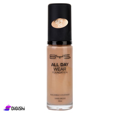 كريم أساس BYS All Day Wear - 05 Sand Beige