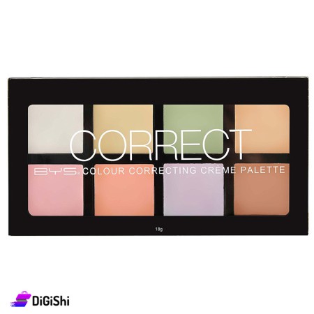 باليت مصحح لإخفاء عيوب البشرة BYS Colour Correcting Crème