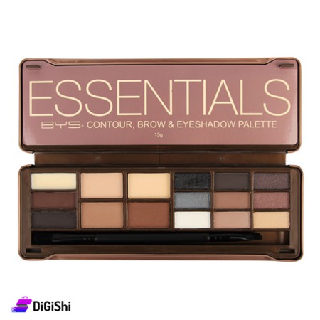 باليت كونتور وظلال عيون وحواجب BYS Essentials