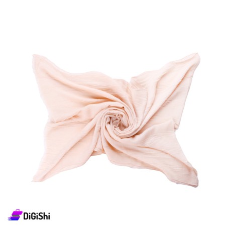 Women's Jacquard Scarf - Light Beige