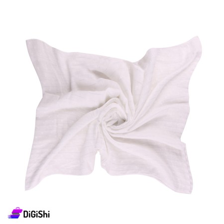 Women's Stripped Jacquard Scarf - White