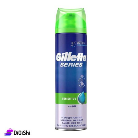 Gillette Series Scented Shave Gel for Sensitive Skin