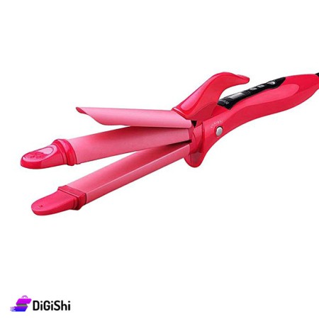 Kemei Km-1298 2 in 1 Hair Straightener & Curling Iron