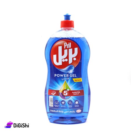سائل جلي - 1 لتر + 250 مل مجاناً Pril Power Gel