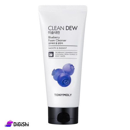 TONYMOLY Clean Dew Blueberry Foam Cleanser
