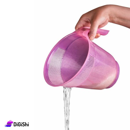 Rainbow Plastic Jug Strainer 2132 - Pink