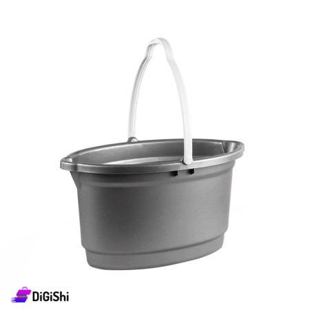 Rainbow Oval Plastic Bucket 14L 2127 - Gray