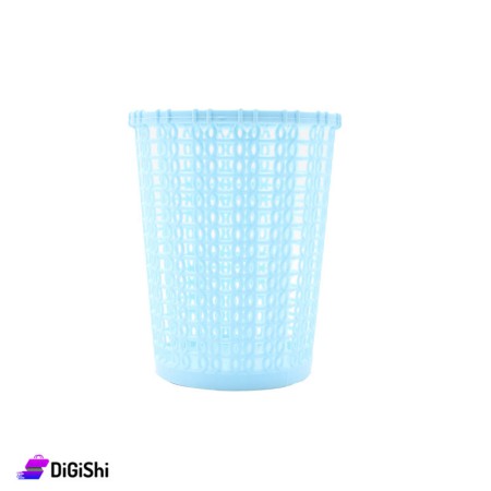 Shahd Plast Small Plastic Mesh Basket - Light Blue