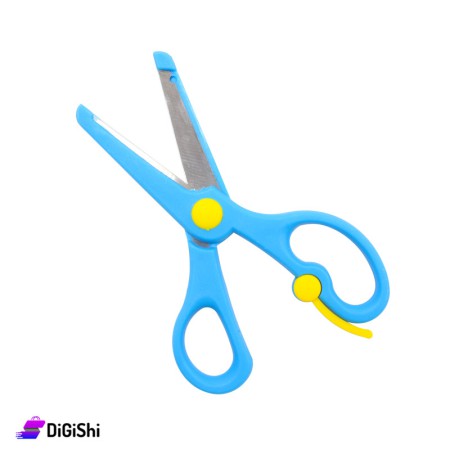 Scissor With Plastic Cover - Blue