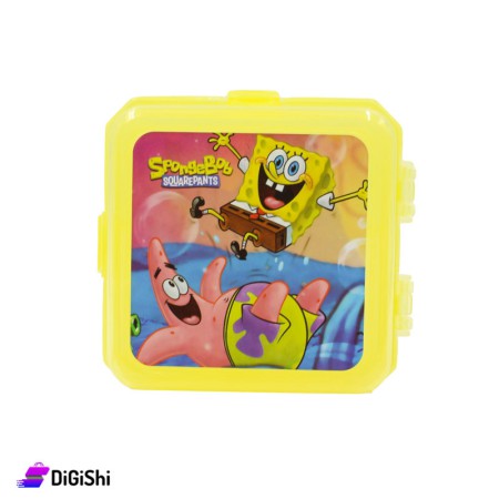 SUPER STAR Sponge Bob Square Lunch Box - Yellow