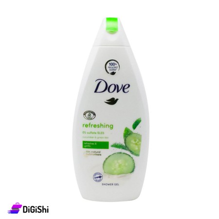 جل استحمام برائحة الخيار والشاي الأخضر Dove Refreshing