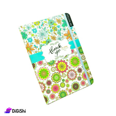 دفتر - تركواز My Notes Thank you (A5)