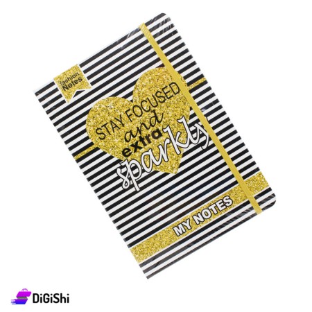 دفتر - أسود وأبيض fashion Notes My Notes (A5)