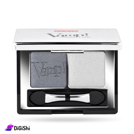 PUPA VAMP! Compact Duo Eyeshadow - Silver Stone 009